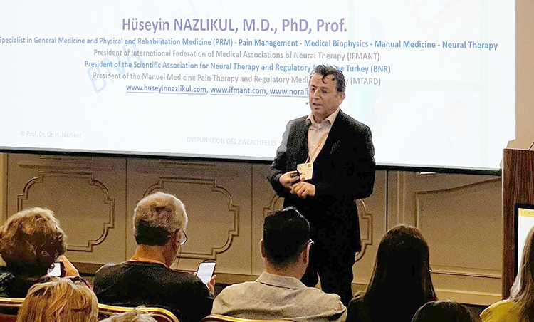 Prof. Dr. Hüseyin Nazlikul Re-elected President of IFMANT A Historic World Congress Was Held in Mainz, Germany, on the 100th Anniversary of Neural Therapy.